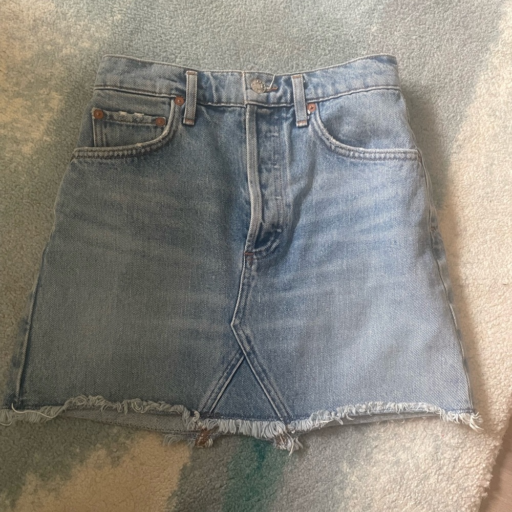 AGOLDE Denim Mini Skirt